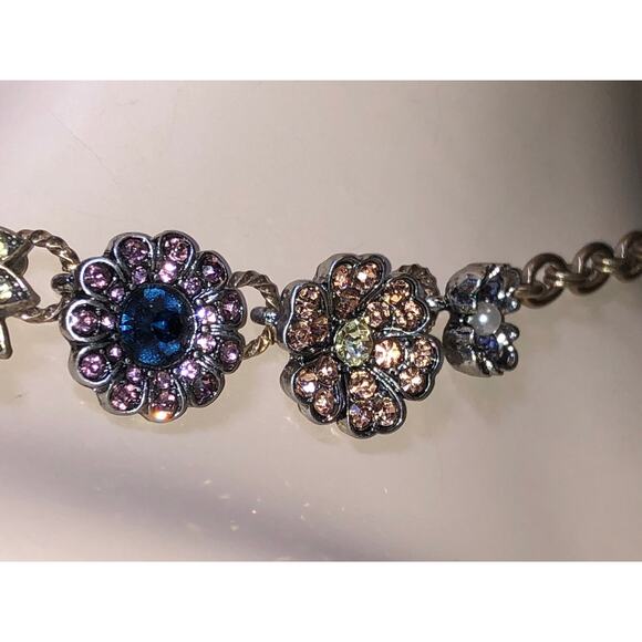 CHLOE + ISABEL crystal bloom statement choker necklace - N126 - Picture 4 of 5